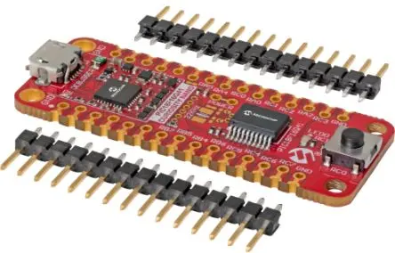 Produktfoto 1 von Microchip PIC18F16Q41 Curiosity Nano Evaluierungskit MCU, Entwicklungsboard Entwicklungstool Microcontroller PIC18F16Q41