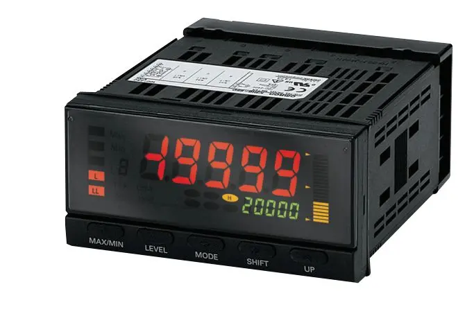 Produktfoto 1 von Omron Negative LCD-Anzeige (LED-Hintergrundbeleuchtung) 7 Segment Digital Digitales Multifunktionsmessgerät für Spannung
