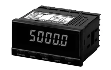 Produktfoto 1 von Omron K3MA Negative LCD-Anzeige (LED-Hintergrundbeleuchtung) 7 Segment Digital Digitales Multifunktionsmessgerät H 14.2