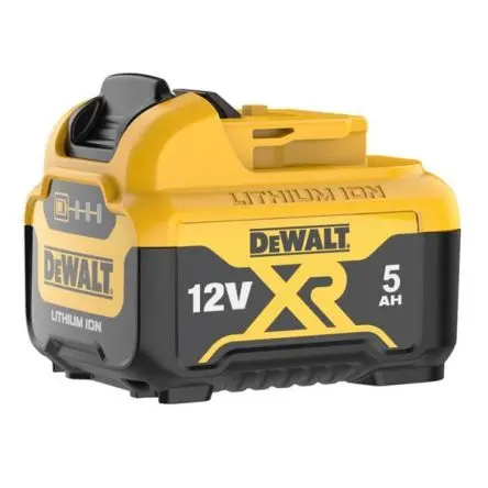 Produktfoto 1 von DeWALT Werkzeug-Ersatzakku, 12V / 5 Ah DEWALT 10,8- UND 12-V-XR-Plattform