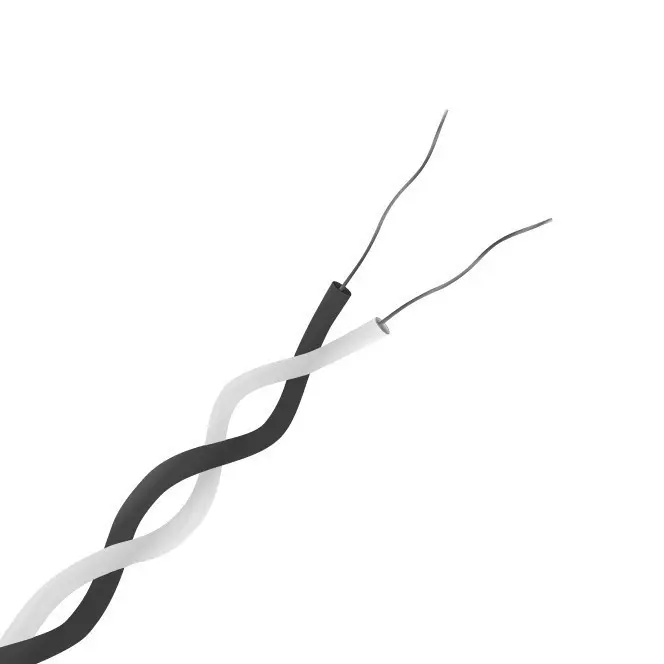 Produktfoto 1 von RS PRO Ungeschirmt 1/0,2mm PFA-isoliert Thermoelement Kabel/Draht für Thermoelement Typ J, L. 100m, max. +260°C
