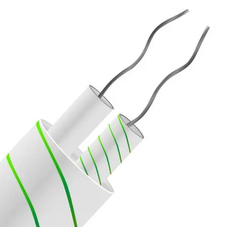 Produktfoto 1 von RS PRO XQ Ungeschirmt 1 100 m Glasfaser-isoliert Thermoelement Kabel/Draht für Thermoelement Typ K, 350 °C