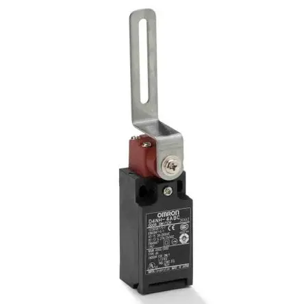 Produktfoto 1 von Omron D4n Endschalter, Hebel 1 Schließer/1 Öffner, IP67, Metall 240V 10A