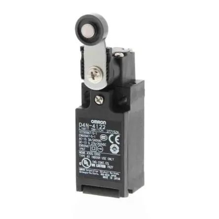 Produktfoto 1 von Omron D4n Endschalter, Rollen 1 Schließer/1 Öffner, IP67, Kunststoff 240V 10A