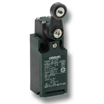 Produktfoto 1 von Omron D4n Endschalter, Rollen 1 Schließer/1 Öffner, IP67, Kunststoff 240V 10A