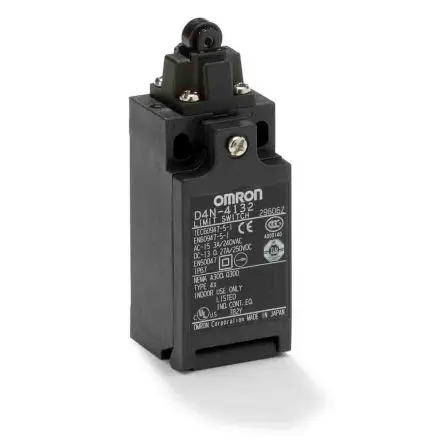 Produktfoto 1 von Omron D4n Endschalter, Rollenstößel 1 Schließer/1 Öffner, IP67, Kunststoff 240V 10A