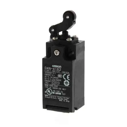 Produktfoto 1 von Omron D4n Sicherheitsendschalter, Rollenhebel 1 Schließer/1 Öffner, IP67, Metall 240V