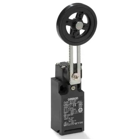 Produktfoto 1 von Omron D4n Endschalter, Verstellbarer Rollenhebel 1 Schließer/1 Öffner, IP67, Metall 240V