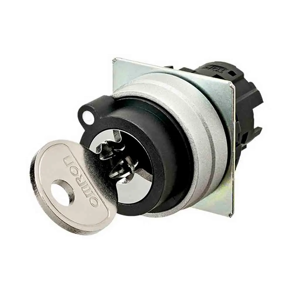 Produktfoto 1 von Omron A22NK Schlüsselschalterkopf 22 mm 2 Positionen IP66