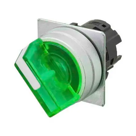 Produktfoto 1 von Omron A22NW Wählschalterkopf Beleuchtet 2-Positionen 22 mm