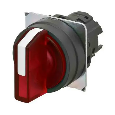 Produktfoto 1 von Omron A22NW Wählschalterkopf Beleuchtet 3-Positionen 22 mm