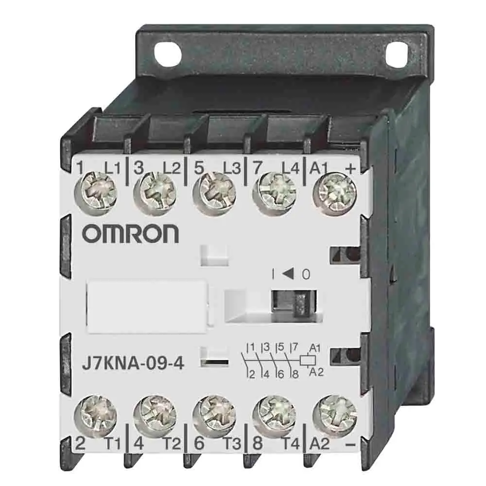 Produktfoto 1 von Omron J7KNA Schütz 230 V ac-Spule, 4-polig, 690V / 9 A 4 kW 4 Schließer Widerstandsbelastung, Motorsteuerung