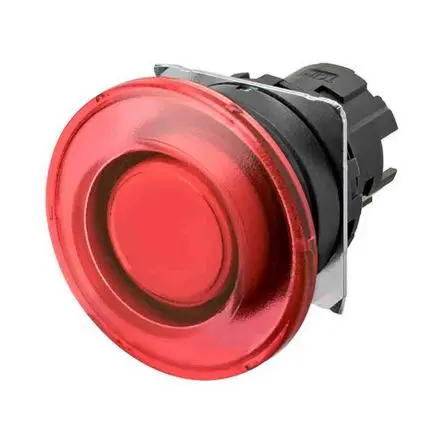 Produktfoto 1 von Omron A22NZ Druckschalter Rot Tastend Panel Ø 22 mm, SPST / 10mA 30 V dc 24 V ac, IP66