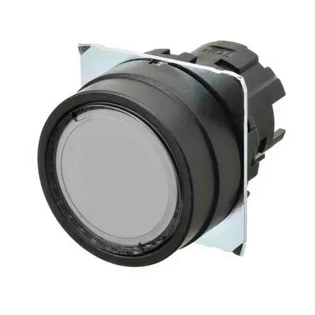 Produktfoto 1 von Omron A22NZ Druckschalter Weiß Tastend Panel Ø 22 mm, SPST / 10mA 30 V dc 24 V ac, IP66