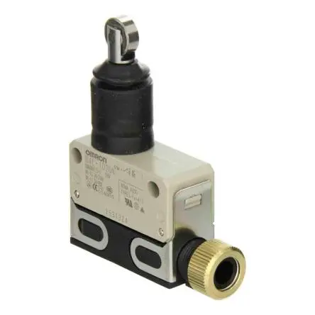 Produktfoto 1 von Omron D4E Endschalter, Rollenstößel 1 Schließer/1 Öffner, IP67, Metall 250V