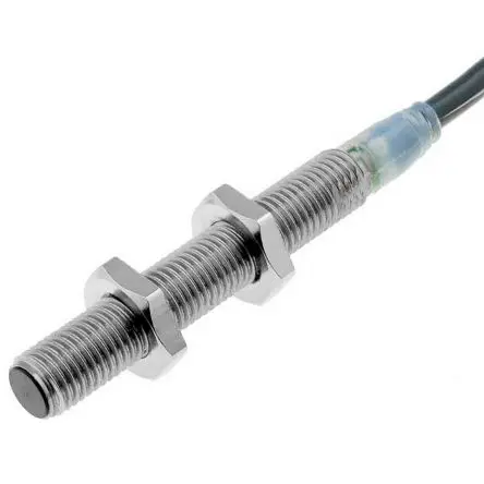 Produktfoto 1 von Omron E2A M8 Induktiver Näherungssensor, Gewinderohr PnP / 200mA 2 mm, IP69K, IP67 32 V dc