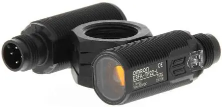 Produktfoto 1 von Omron E3FA Zylindrisch Optischer Sensor, Durchgangsstrahl, PnP Ausgang