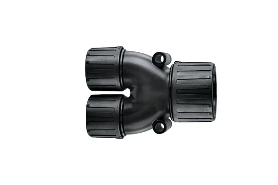 Produktfoto 1 von HellermannTyton HelaGuard Nylon 6.6 Kabelrohr Fitting Anschluss M5 21 mm Schwarz IP66