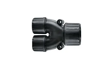 Produktfoto 1 von HellermannTyton HelaGuard Nylon 6.6 Kabelrohr Fitting Anschluss M5 21 mm Schwarz IP66