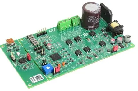 Produktfoto 1 von STMicroelectronics PIN32F06Q1S3 Demo-Tafel, EVSPIN32F06Q1 3-Phasen-Wechselrichter, für STGD6M65DF2