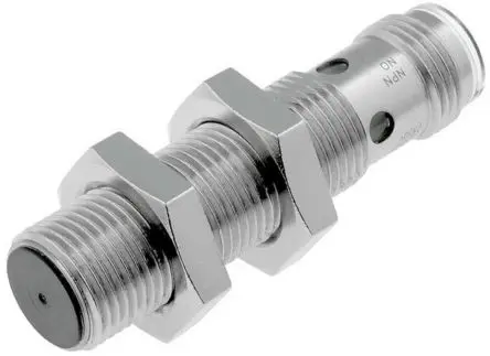 Produktfoto 1 von Omron E2A M12 Induktiver Näherungssensor, Gewinderohr PnP / 200mA 4 mm, IP67, IP69K 32 V dc