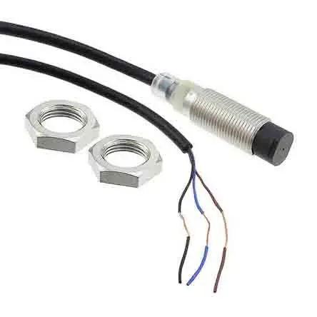 Produktfoto 1 von Omron E2B M12 Näherungssensor Induktiv, Gewinderohr 5 mm NPN 10 → 30 V dc / 200 mA NO, IP67