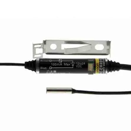 Produktfoto 1 von Omron E2EC M12 Induktiver Näherungssensor, Zylinderförmig 2-adrig / 100mA, 5 mA 0.8 mm, IP67 30 V dc