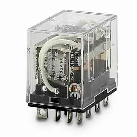 Produktfoto 1 von Omron LY Relais ohne Verriegelung 24V dc Spule 4-poliger Schließer 10A 350 Ω 1.5 W