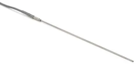 Produktfoto 1 von Omron Pt100 Widerstandsthermometer Edelstahl Ø 3 mm x 250 mm, -50 °C → 500 °C, 3 m Leitung