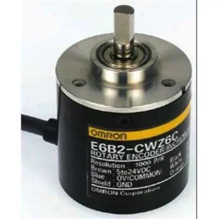 Produktfoto 1 von Omron E6B2-C Inkrementalgeber Inkremental 1000 Impulse/Umdrehung/U, 24V dc, 5000 U/min, NPN, offener Kollektor Volle