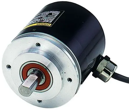 Produktfoto 1 von Omron E6F-C Inkrementalgeber Inkremental 1000 Impulse/Umdrehung/U, 24V dc, 5000 U/min mit Ø 10 mm Schaft