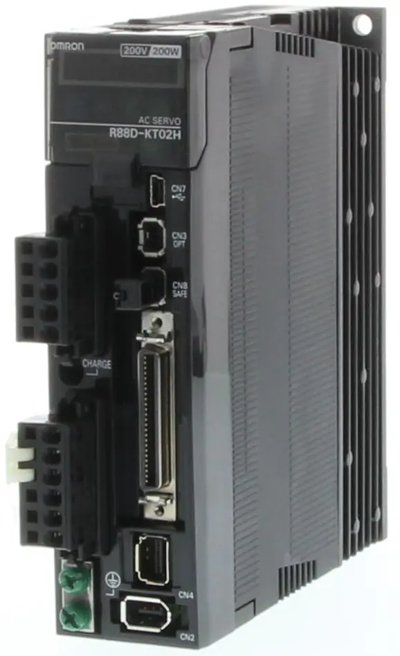 Produktfoto 1 von Omron Servoantrieb, 1-phasig, 230 V, Bewegung-Steuerung / 2.4 A 0.1 kW, 150 mm x 40 mm x 132 mm