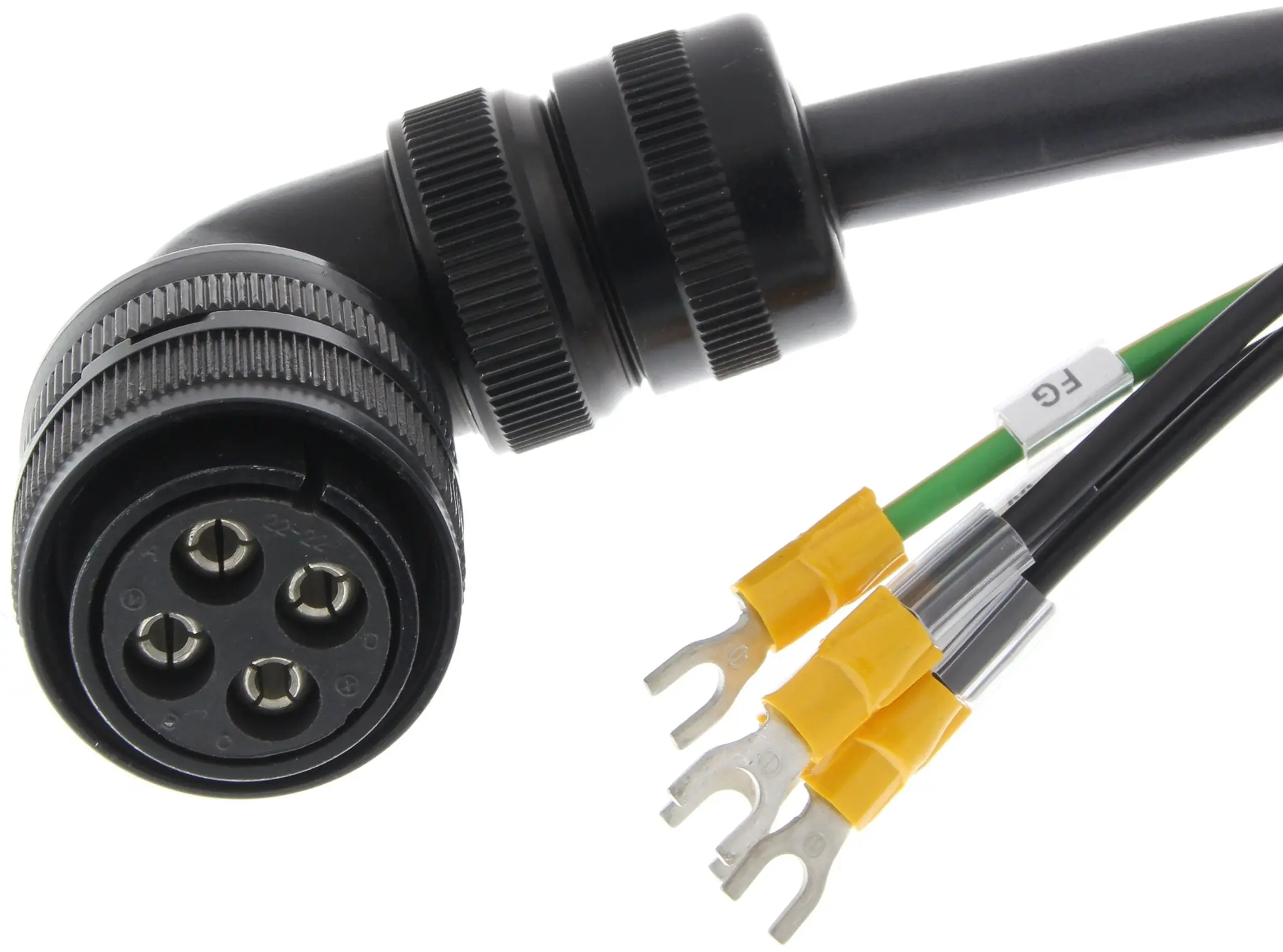 Produktfoto 1 von Omron R88A Kabel Netzkabel für Servomotor der Serie G5 mit 400 V.