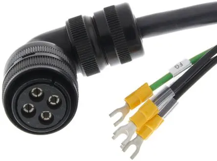 Produktfoto 1 von Omron R88A Kabel Netzkabel für Servomotor der Serie G5 mit 400 V.