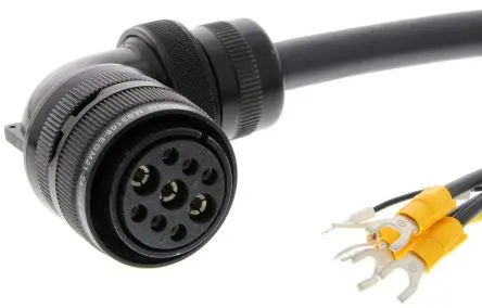 Produktfoto 1 von Omron R88A Kabel Netzkabel für Servomotor der Serie G5 mit 400 V.