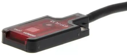 Produktfoto 1 von Omron E3T Flach Optischer Sensor, Hintergrundunterdrückung, PnP Ausgang, Kabel