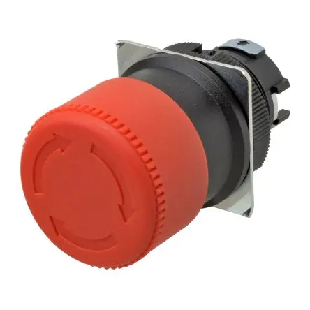 Produktfoto 1 von Omron A22NE Not-Aus-Schalter, 22 mm, Rot, Drehentriegelung, IP65, 30 mm