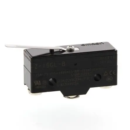 Produktfoto 1 von Omron Z Endschalter, Blatthebel 1-poliger Umschalter, IP00, Duroplastisches Harz 500V ac 15A