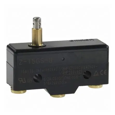 Produktfoto 1 von Omron Z Endschalter, Federstößel 1-poliger Umschalter, IP00, Duroplastisches Harz 500V ac 15A