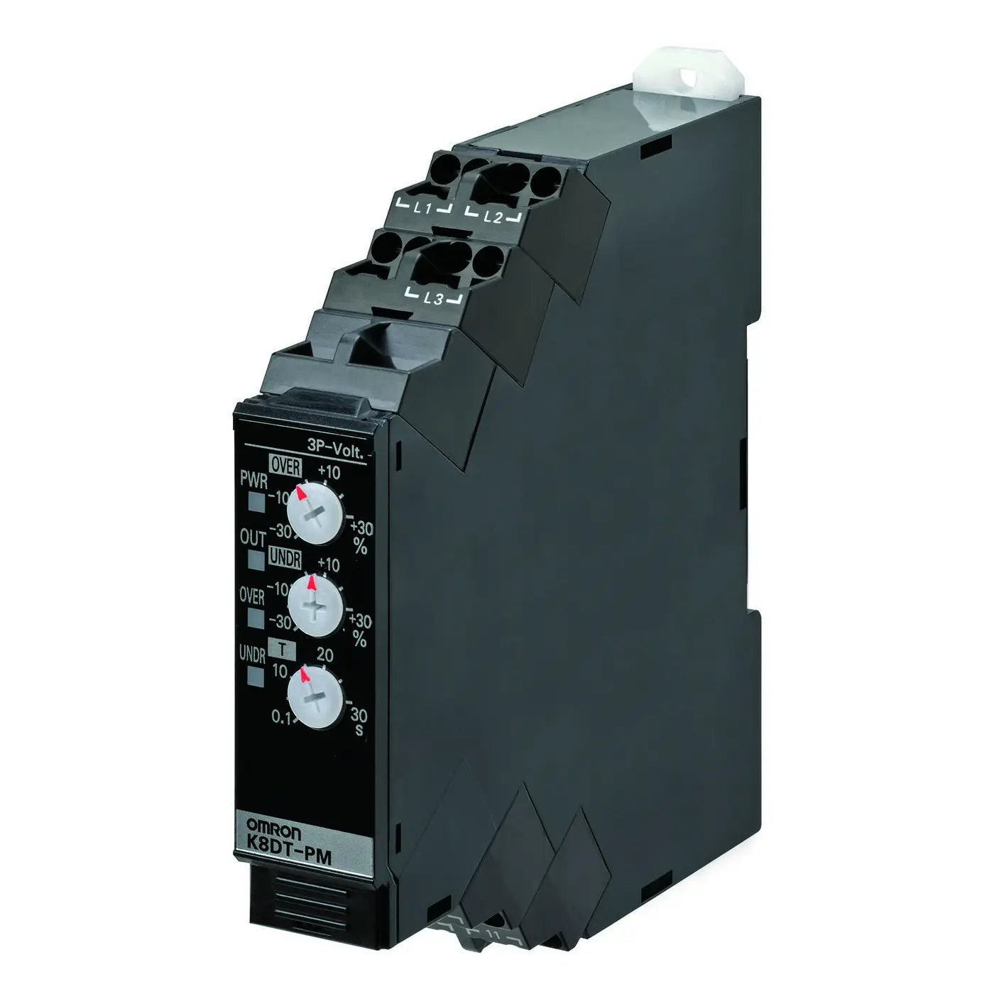 Produktfoto 1 von Omron K8DT-PM Überwachungsrelais, für Phase, Spannung 3-phasig