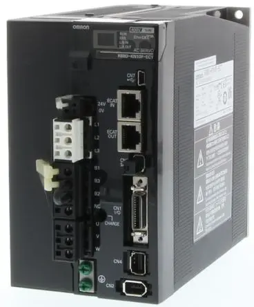 Produktfoto 1 von Omron Servoantrieb, 3-phasig, 380V, 480 V, Bewegung-Steuerung / 6A 2 kW, L: 198 mm B: 94 mm T: 195 mm