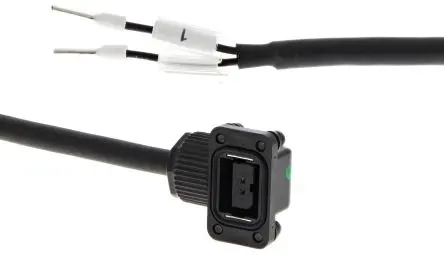 Produktfoto 1 von Omron R88A Kabel Kabel für 230-V-Servomotoren R88M-