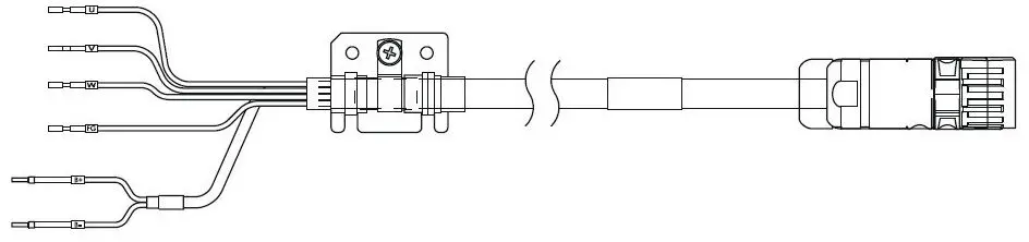 Omron R88A Kabel Kabel für 400-V-Servomotoren R88M-