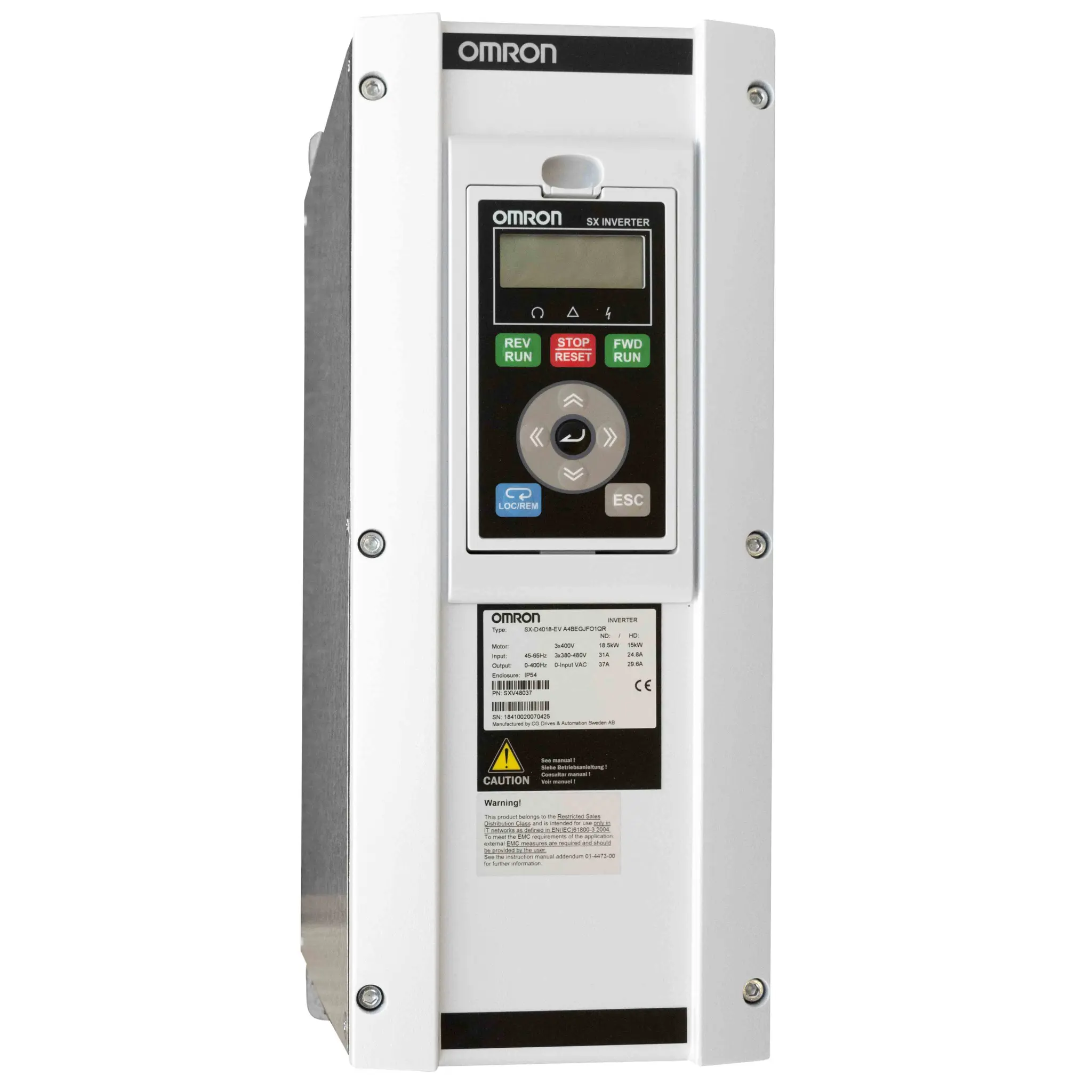 Produktfoto 1 von Omron SX 3-Phasen Frequenzumrichter 2.2 kW 690 V ac 4.8 A 400Hz