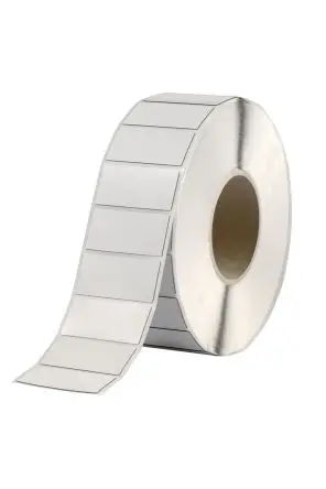 Produktfoto 1 von HellermannTyton Etikette auf Rolle B. 27 mm 1000 pro Paket auf Weiß 15 mm Polyester