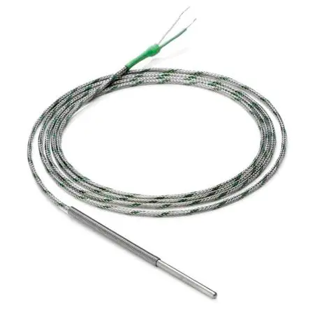 Produktfoto 1 von Omron Pt100 Widerstandsthermometer Edelstahl Ø 6 mm 3 x 50 mm, -200 °C → 400 °C, 2 m Leitung