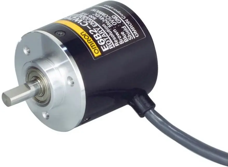 Produktfoto 1 von Omron E6B2-C Inkremental Drehgeber Inkremental 360/U, 6000U/min, 5 → 24 V, NPN, Open Collector Radial,