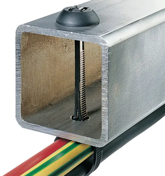 Produktfoto 1 von HellermannTyton BHT375 Nylon 6.6 Kabelbinder Lösbar Schwarz 7.6 mm x 375 mm