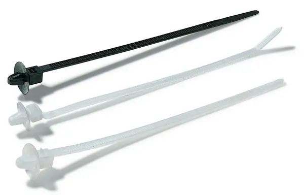 Produktfoto 1 von HellermannTyton T50SD6 Nylon 6.6 Kabelbinder Lösbar Schwarz 5 mm x 160 mm