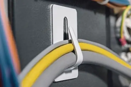 Produktfoto 1 von HellermannTyton SAC Kabelhalter Selbstklebend, Kabel-Ø 12 mm Stahl Weiß